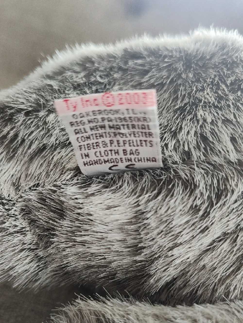 Ty Company Beaut, The Gray and White Plush Beanie Koala Stuffed Animal
